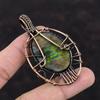 Tree Of Life Multi Fire Labradorite Pendant Copper Wire Wrapped Gemstone Pendant Handmade Pendant Amazing Copper Jewelry Gift For Engagement