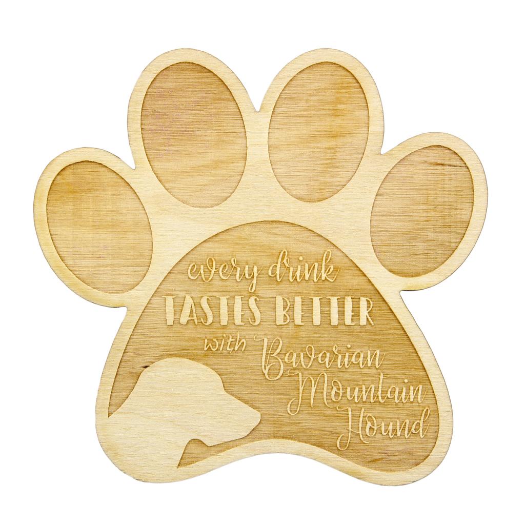 Bavarian Mountain Hound – Mug coaster, engraved coaster with dog | Art-Dog