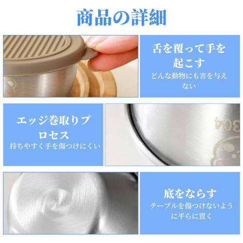 Kasanidika Salad Dressing Containers, Condiment Containers, 6-Piece 50ml Cup, Stainless Steel with Silicone Lids, Reusable Storage Containers, Lightwe