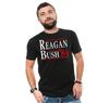 Reagan Bush '84 T-Shirt Political Patriotic Republican 4th Of July Gift Tees