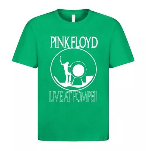 

Pink Floyd Live At Pompeii T Shirt Rock Music Green 1970s Italy Echoes Dark Side L