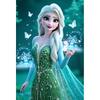 Disney Pittura con Perle Regina Elsa Pittura Artistica con Perle Fai-da-te Pittura con Gemme di Perla Quadri Artigianato Forma Speciale Decorazione Murale per la Casa