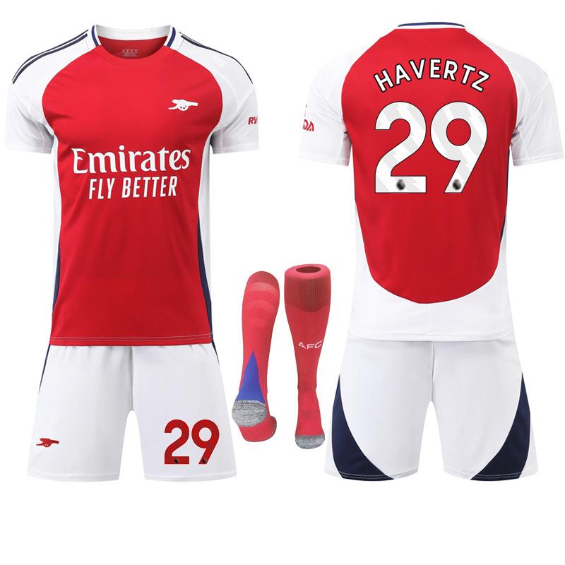 2425 Arsenal Heim Rot Erwachsenen- und Kinder-Fußballset