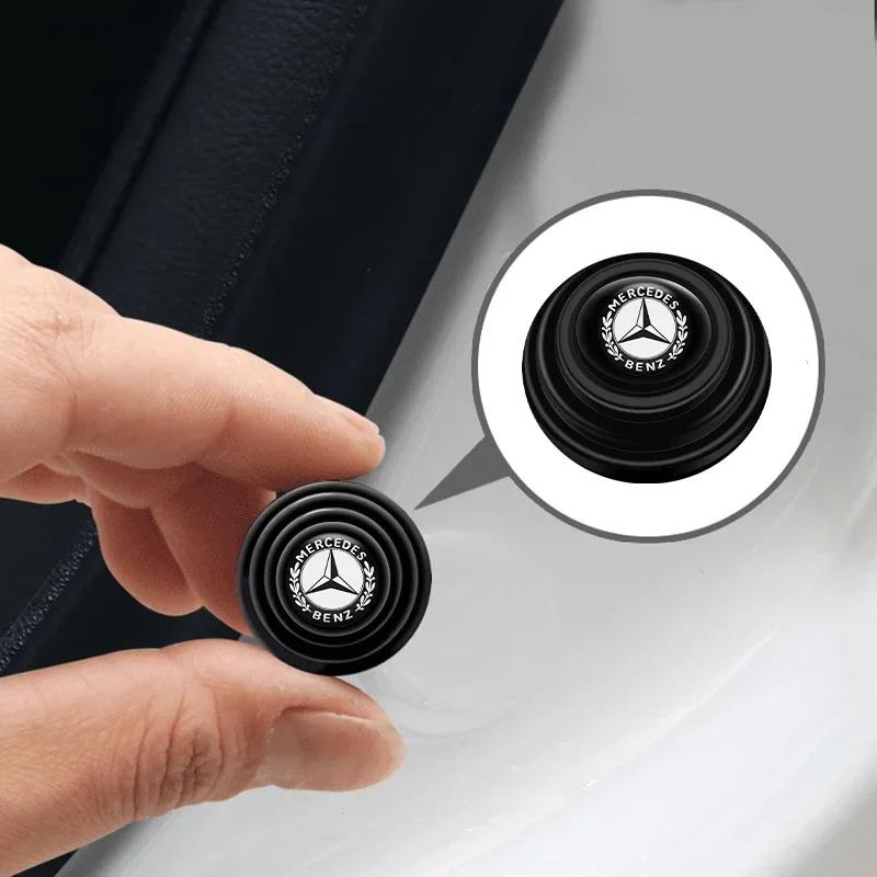 CRI1Car Door Shockproof Silicone Gasket Buffer Pad Sticker For Mercedes Benz AMG GLE GLS CLS GLC CLA GLA GLK GLB W203 W204 W205 W206