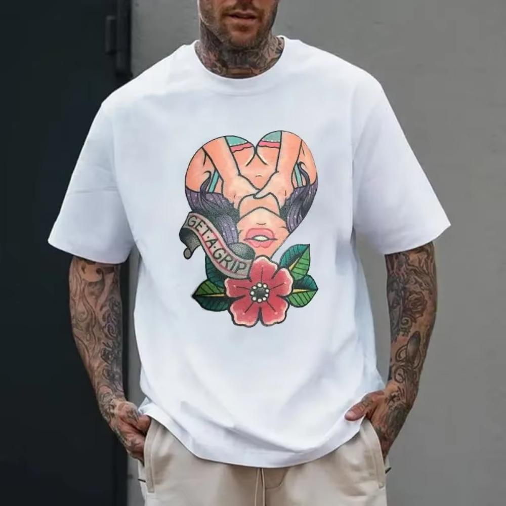 2024 Fallow Trendy Element High Street Men Quick Dry T Shirt Short Sleeve Summer T-shirt Fashion 3D Printed Hipster Size XS-6XL