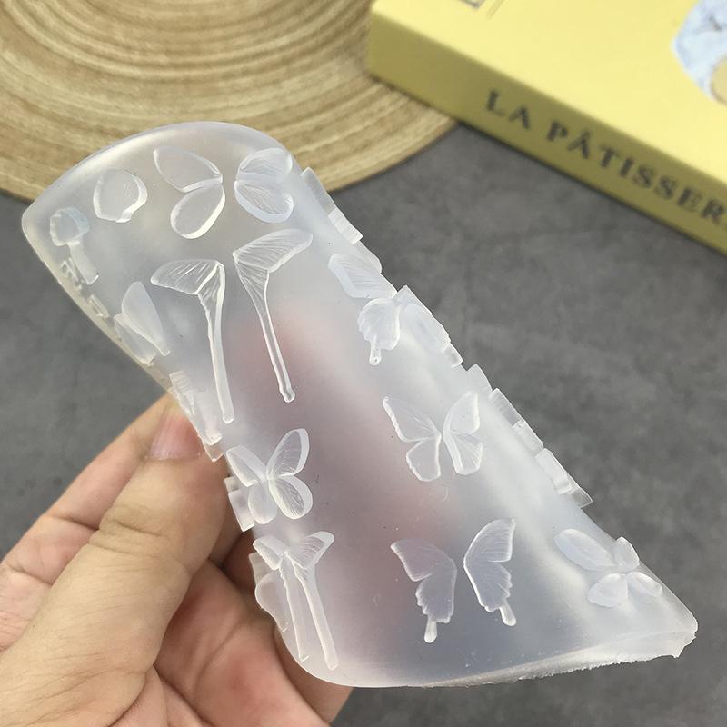 High Transparency Butterfly 3D Silicone Mold Nail Art Decoration Nails Diy Design Silicone Nail Art Template Nail Mold