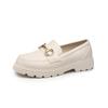 2023 Women's British Style Waterproof Platform Loafers: Versatile, Non-slip, Casual Outdoor Rain Shoes