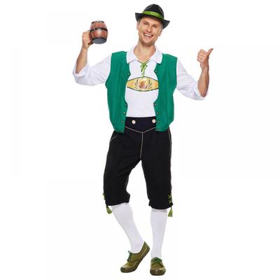 Yetişkin Erkekler Oktoberfest Kostüm Giydirme Oktoberfest Karnaval Temalı Parti Kostümü