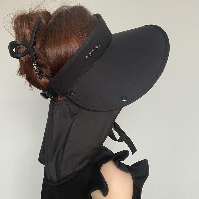 

Women s Wide Brim Sun Visor Hat with Detachable Neck Guard