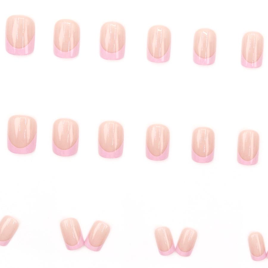 Pure Desire Nude Pink False Nails - Sweet, Cute, Daily Versatile Wear, 24-Piece Finished Set