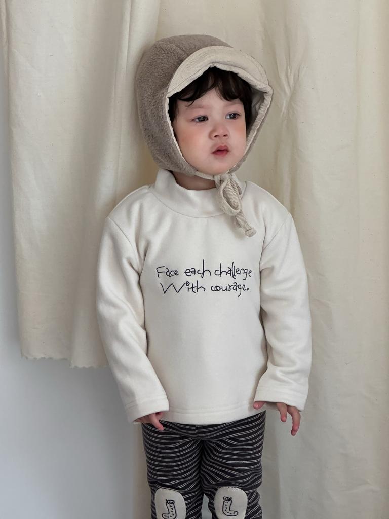 Odzież dziecięca nowa zimowa ubranka dla niemowląt sweterek dziecięcy zimowy chłopięcy polarowa koszulka bazowa