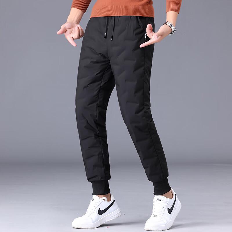 Men's Warm Straight Leg Jogger Pants