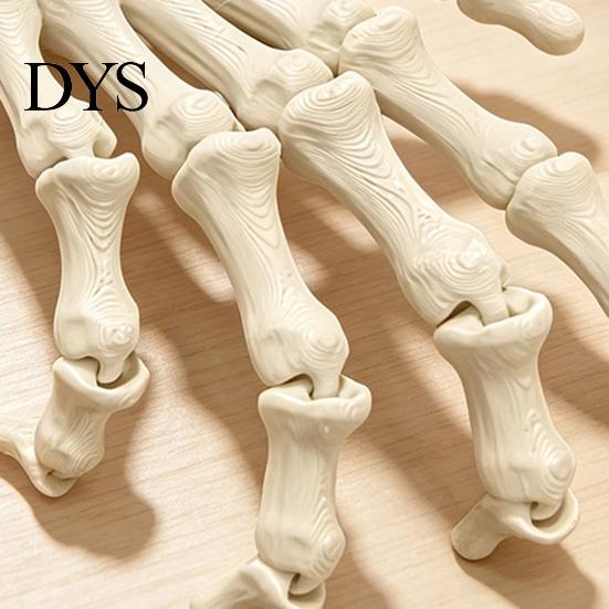 Eco Friendly Halloween Party Supplies Skeleton Hands, 3D Printed Hand Bones Model, Realistic Decorative Hands for Events Spooky Bone Claw Prop