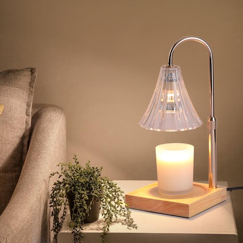 Smart Aroma Lamp with Timer & Height Adjustment Nordic Retro 2-in-1 Oil Diffuser and Candle Warmer