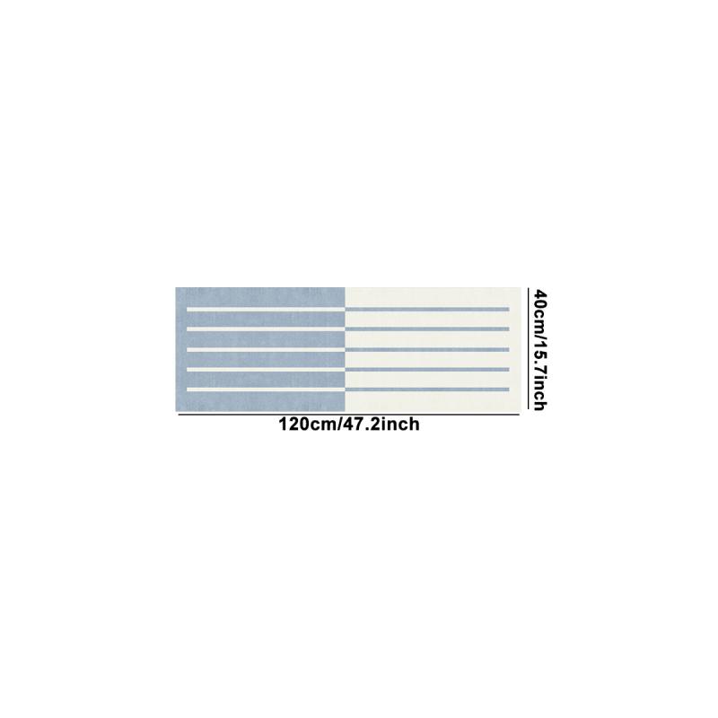 Striped Grid Printed Carpet, Anti Slip Washable Floor Mat, Bedroom Entrance Minimalist Floor Mat, Home Decoration