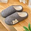 Cartoon Women Home Slippers Plush Warm Flat Slides Cute Soft Non-slip Slippers Indoor Outdoor Men Casual Slippers