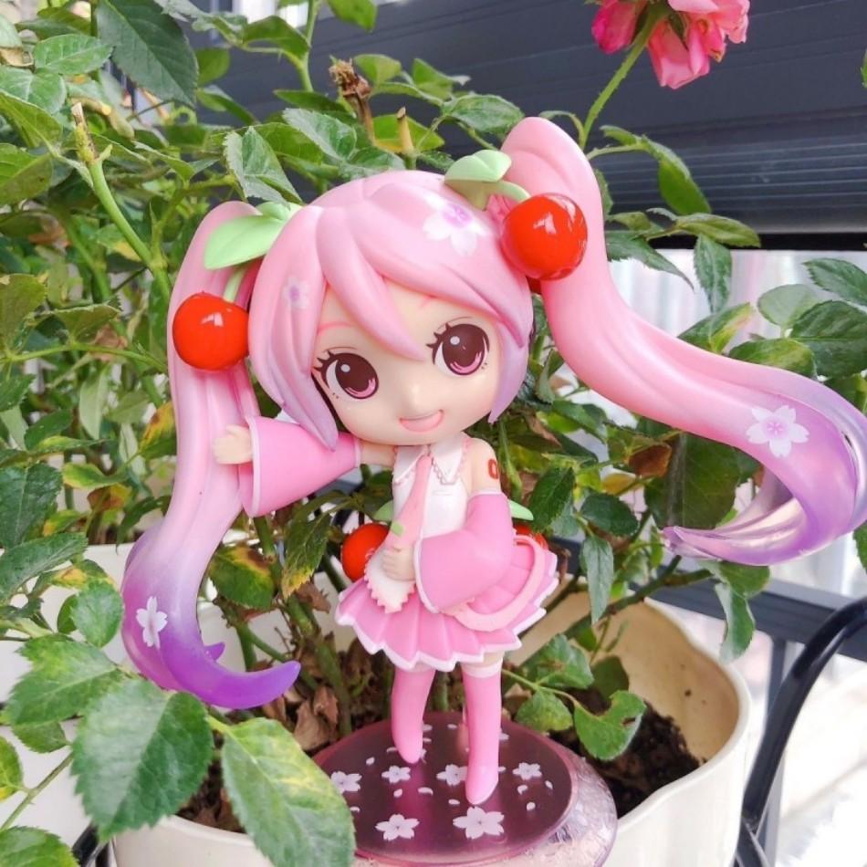New Anime 15Cm Virtual Singer Manga Statue Figurines Model Toys Computer Desk Cake Decoration Cute Toys Birthday Christmas Gift