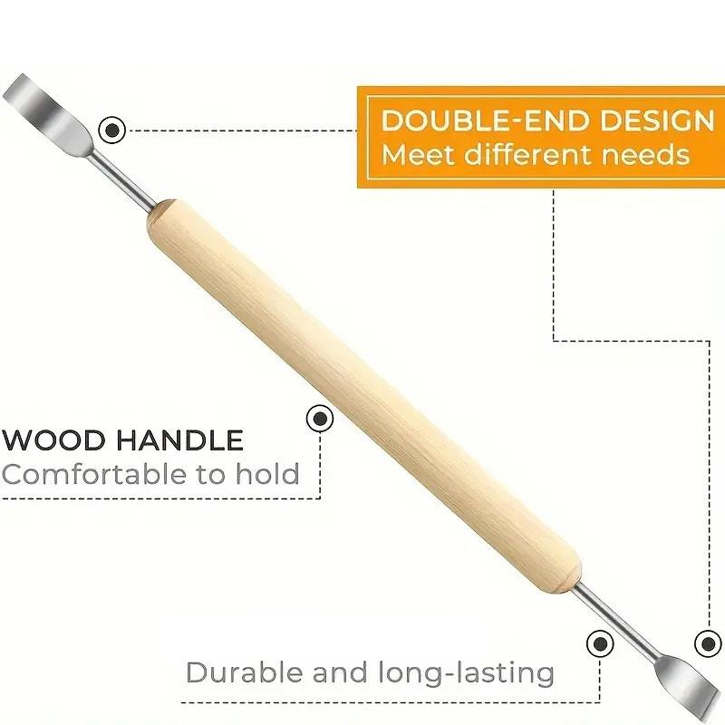 6pcs Clay Tools Kit Pottery Tools & Sculpting Tool Polymer Modeling Clay Cutters Sculpture Set For Carving Ceramics Molding DIY