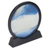 7 Zoll bewegtes Sandbild Entspannende Dekoration 3D Treibsandbild Dekoration für Zuhause Schreibtisch Büro Blau