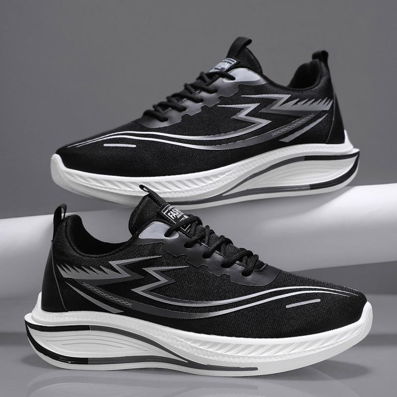 Men's Shoes 2025 Running Shoes Summer New Mesh Breathable Sports Shoes Versatile Casual Lightweight Soft Sole Shock-absorbing Running Shoes