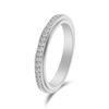 Elegant Rotating Full Diamond Stainless Steel Womens Ring Gold Fashion Index Finger Jewelry