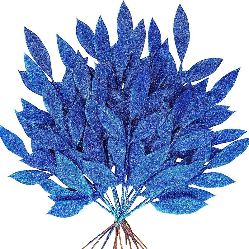 

6Pcs Christmas Decoration 6-Leaf Artificial Leaves Used for Christmas Tree Decor Home Room Wedding Decor DIY New Year Lucky Gift 6Pcs