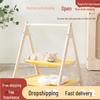 Four-Season Wooden Cat Hammock Bed - Washable Hanging Pet Swing