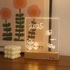 Creative LED Night Light – USB Rechargeable Dimmable Bedside Lamp, Warm Glow Decor for Bedroom