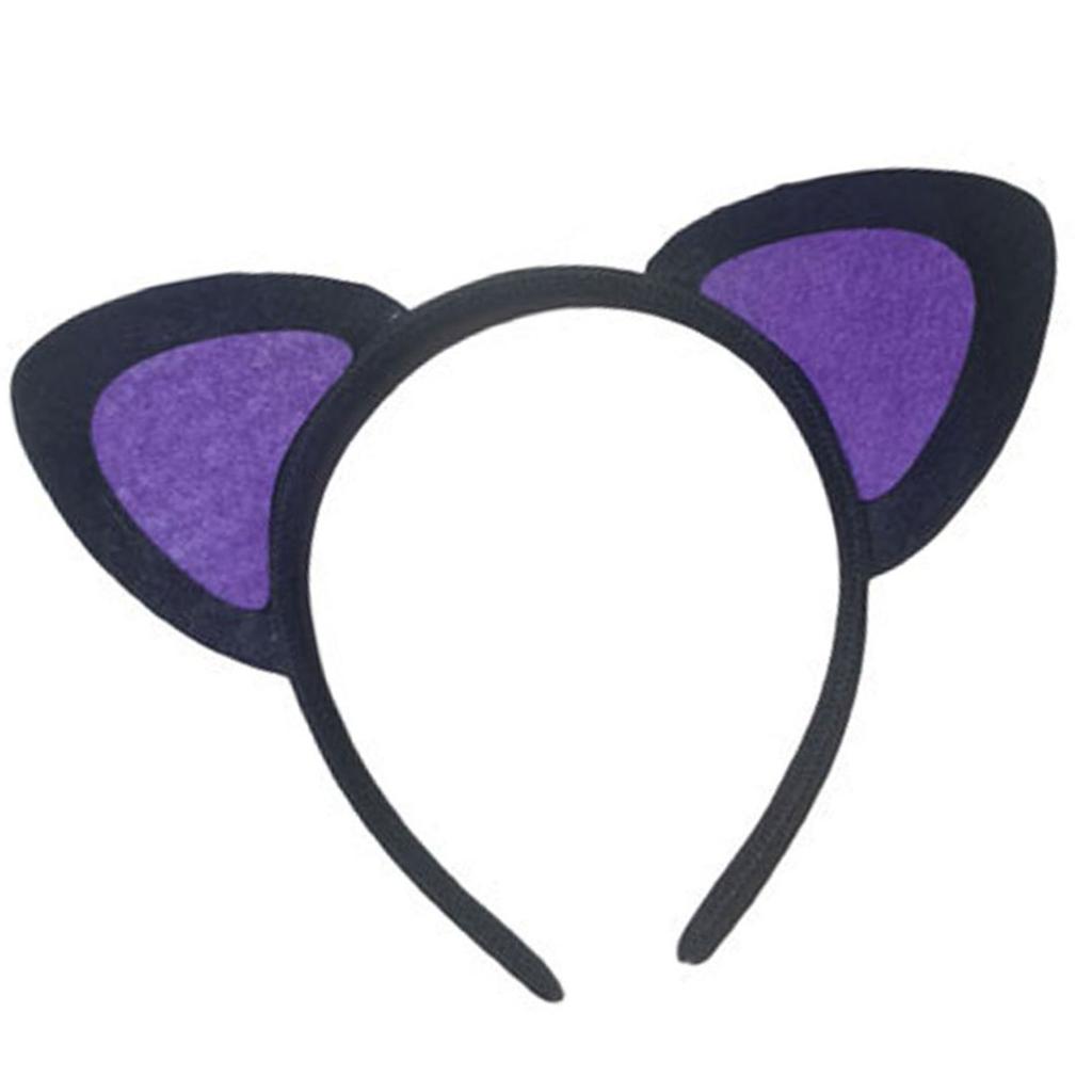Elastisches Katzenohren-Kopfstück Kostümzubehör Feiertagsfeier Haarreif für Frauen Formeller Anlass und Alltagskleidung