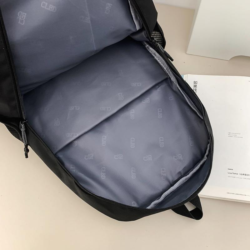 Backpack Sports Outdoor Large Capacity Backpack Simple Men and Women Commuter Student School Bag Travel Bag
