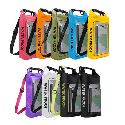 2L Dry Bag Touch Screen Waterproof Bags For Trekking Drifting Rafting Surfing Kayak Outdoor Sports Bags Camping Equipment XA394Q