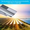 Solar Powered Fake Camera Outdoor CCTV Surveillance Security Camera LED Record