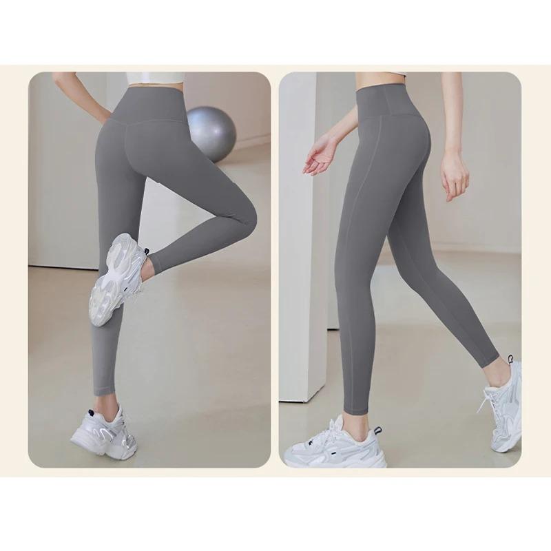 Ribbed Yoga Pants High Waisted  Sport Women Fitness SeamlessFemale Legging Tummy Control RunningTraining Tights