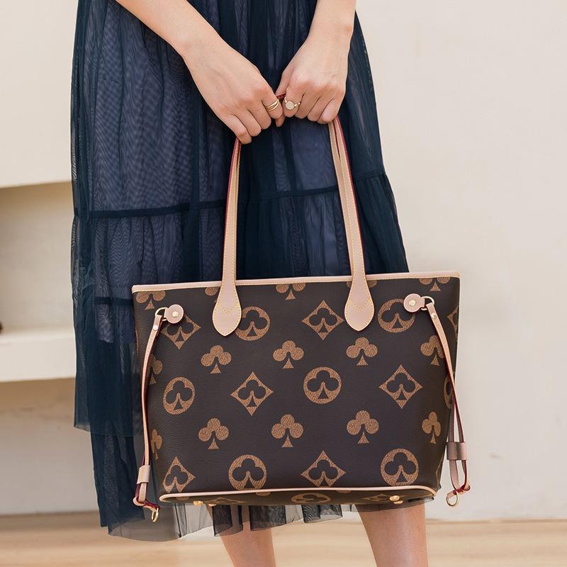 Trendy New Big Bag, Retro Printed Tote Bag, Large Capacity Child and Mother Bag, Portable Shoulder Bag.