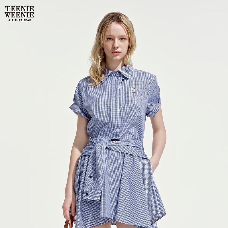 Teenie Weenie Women s Plaid Short-Sleeve Shirt S