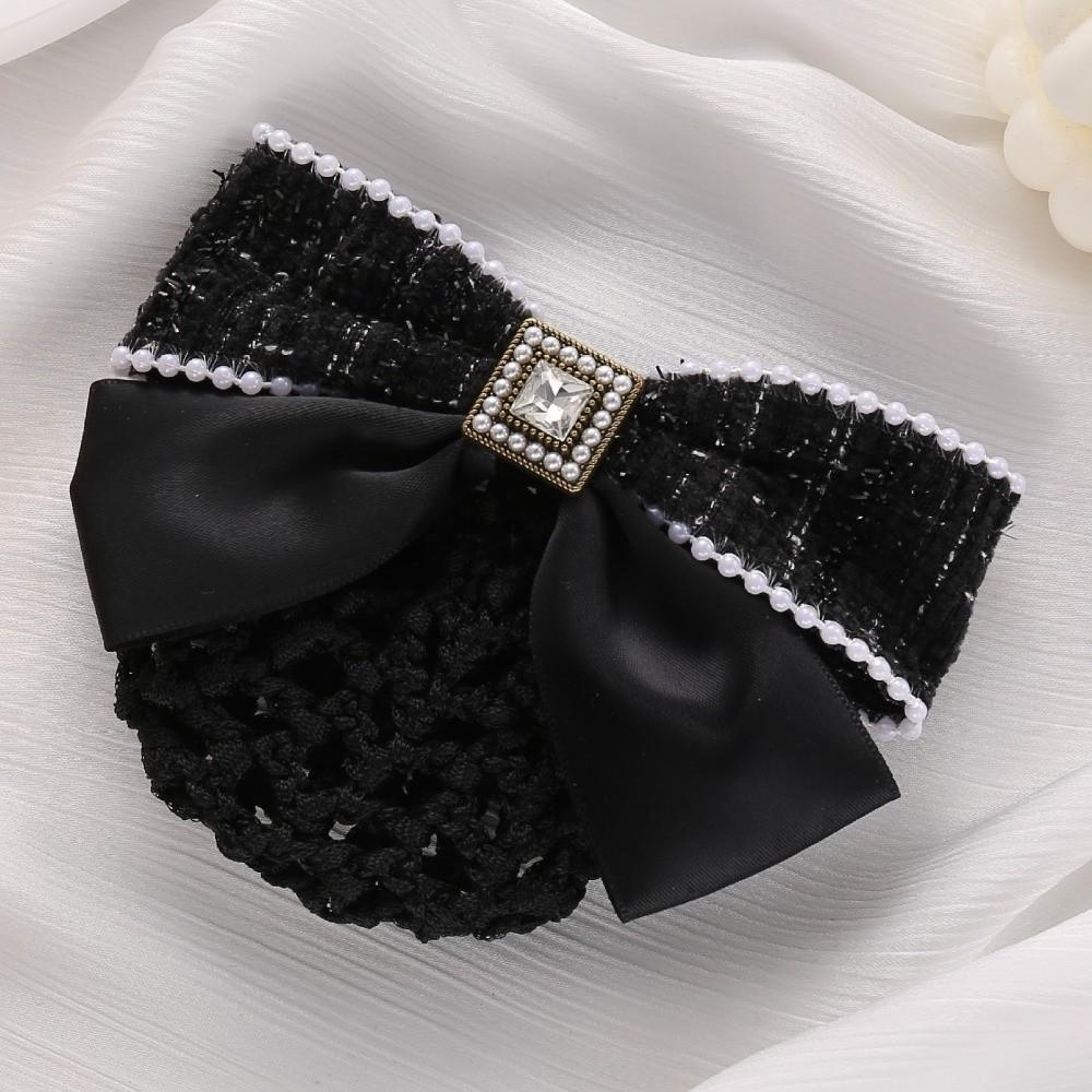 Fine Mesh Bun Snood Hair Clip Loose Mesh Nurses Spring Clip New Net Bun Hair Cover  Formal Events
