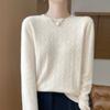 Autumn and Winter Pullover Women's Merino Sweater O-neck Thick Solid Color Jumper Casual Fashion Cashmere Sweater Top