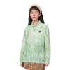Li-Ning Tie-Dye Sports Trend Loose Casual Breathable Stand Collar Full Print Jacket Women Jacket Water-Green AFDS294-2