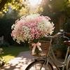 5 Bunches of Artificial Baby's Breath,Realistic Touch Faux Gypsophila, Artificial Flowers for Outdoor Wedding Decorations