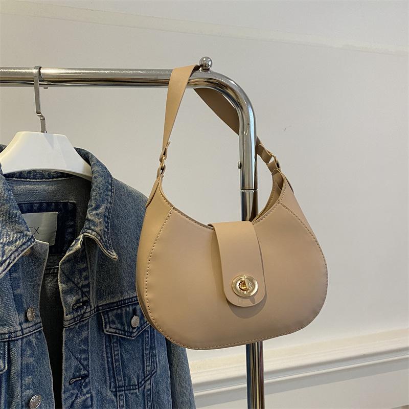 

Сумка большой вместимости женская 2025 новая из мягкой кожи подмышечная сумка на плечо ретро сумка-ведро женская сумка-тоут для通勤 хаки