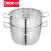 Debo Bayersburg Edelstahl doppelwandiger Dampfgarer Topf 26cm