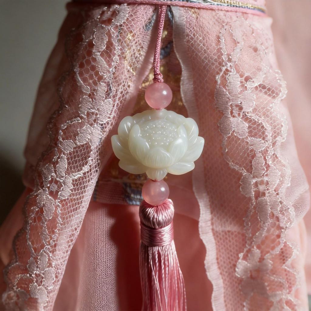 [Maidscp] 13 BJD Doll Clothes 60cm Cast Doll Hanfu Traditional Chinese Style Xianxia Lace Pink 4-Piece Set