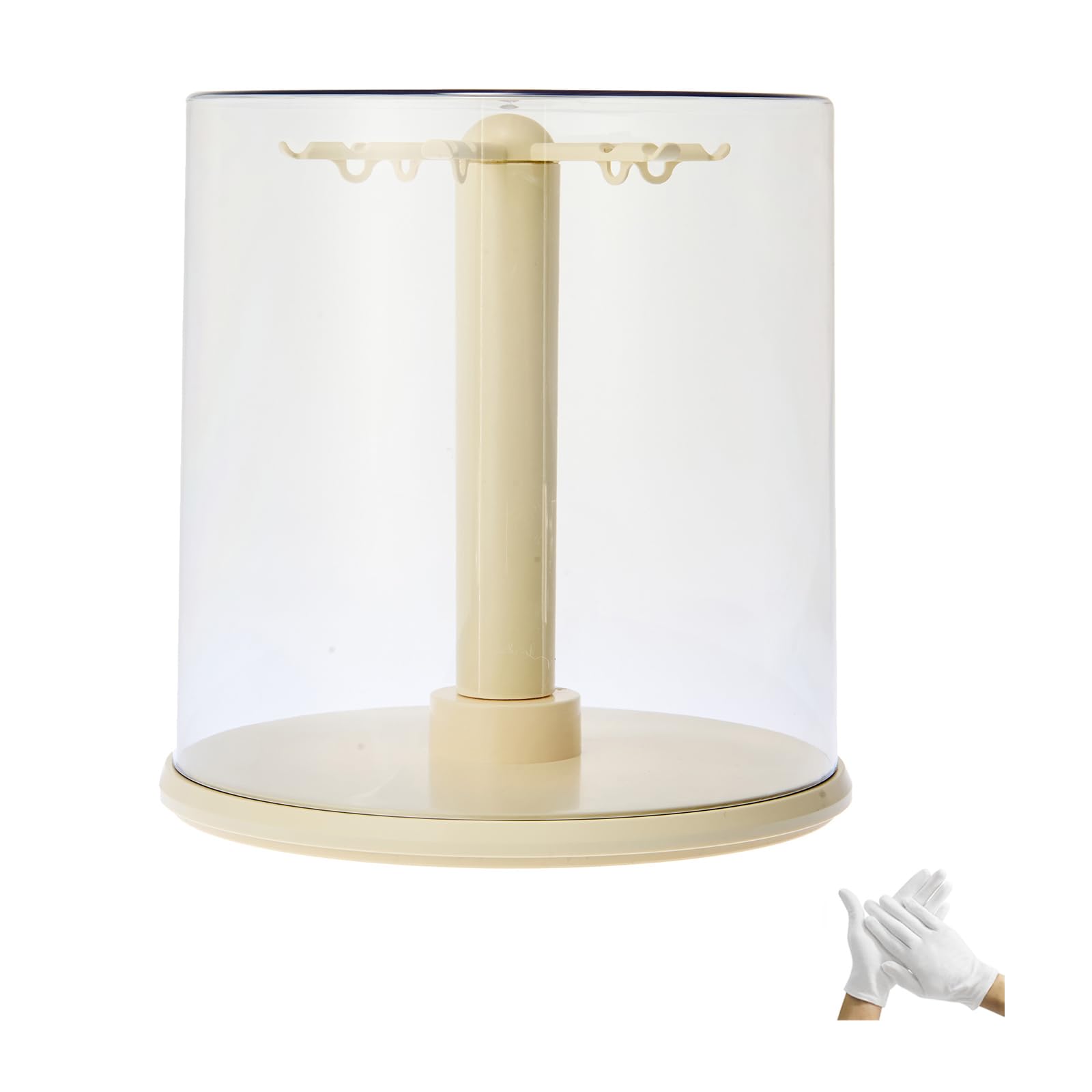 

Figure case, plush figure storage box, compatible with the Labubu plush series, acrylic collection case, model showcase cabinet, 2522.5cm, dustproof