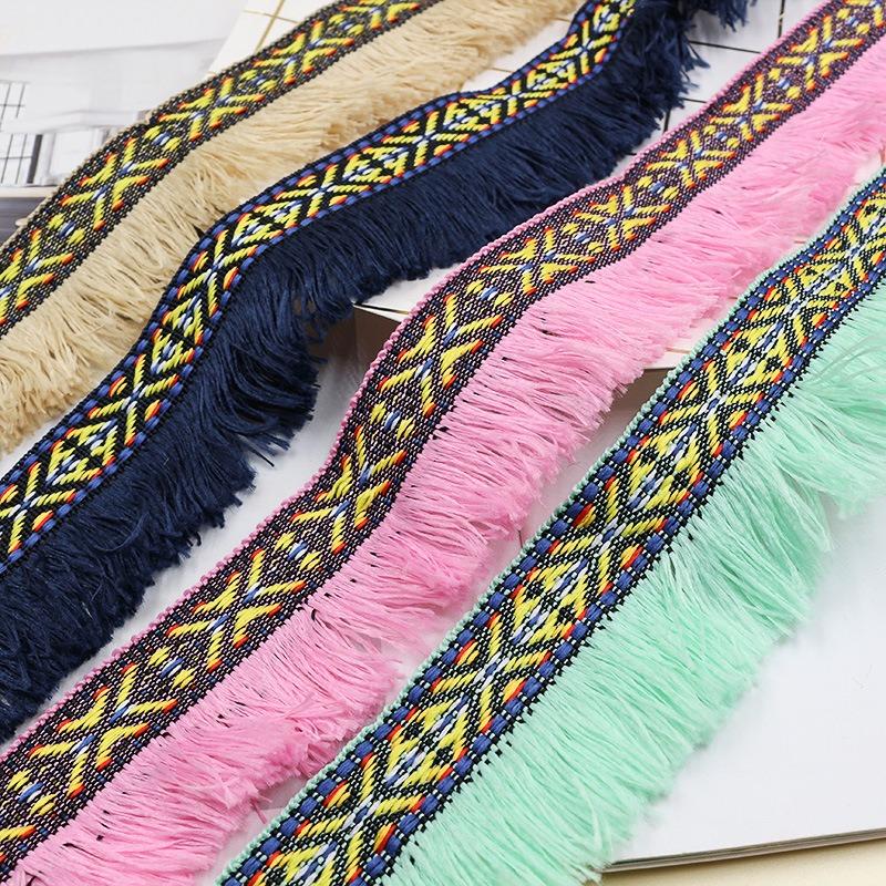 5Meters Tassel Fringes Trim Sewing Accessories Ribbons Fabric Trimming for DIY Sewing Garments Handmade Accessories