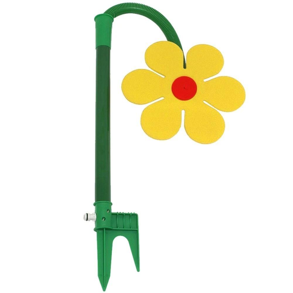 Flower Shape Crazy Spin Sprinkler 720 Rotating Funny Dancing Daisy Sprinklers Automatic Creative Water Spray Yard Lawn Watering