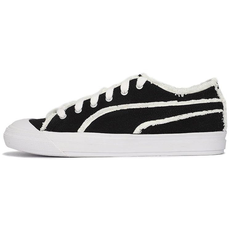 PUMA Capri Raw Cut Board Shoes Black/White Men s 381586-02 EU 35.5