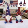 Poupée Peluche Gnome Décorative avec Impression Papillon Chapeau Haut et Panneau 250 Ans pour Décoration de Table de Maison