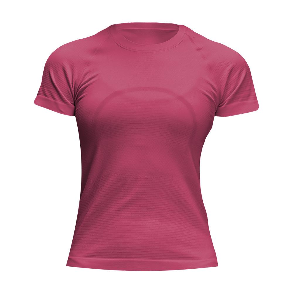 Women's Seamless 2.0 Yoga T-shirt - High Elastic, Tight-fitting Short Sleeve for Fitness & Jogging