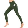 High Waisted Fleece Lined Leggings Women Lightweight Yoga Pants Casual Workout Thermal Warm Tights With Pockets