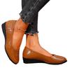 Spring new European and American large size pointed wedge heel single shoes women's Doudou shoes